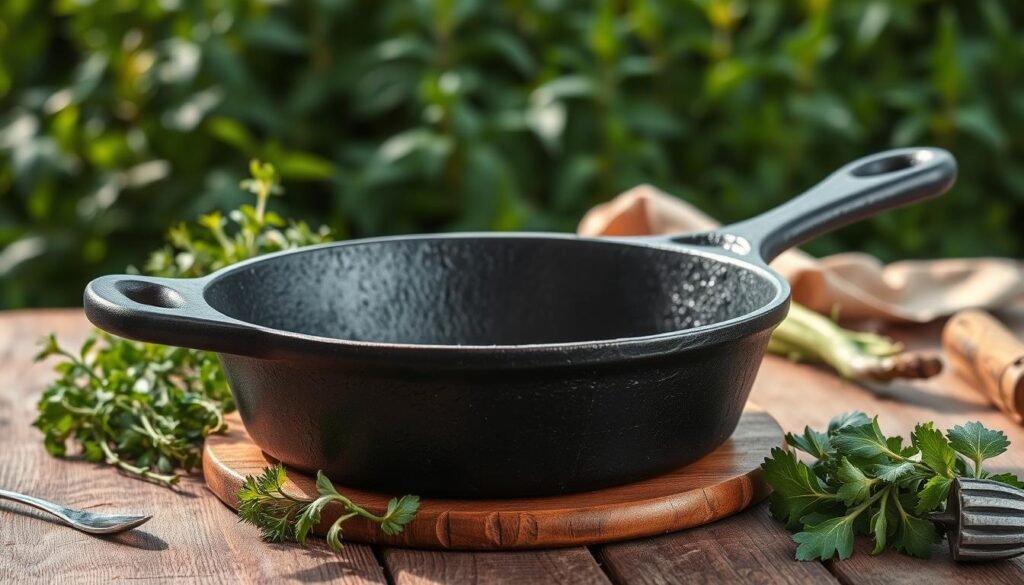eco-friendly cast iron cookware